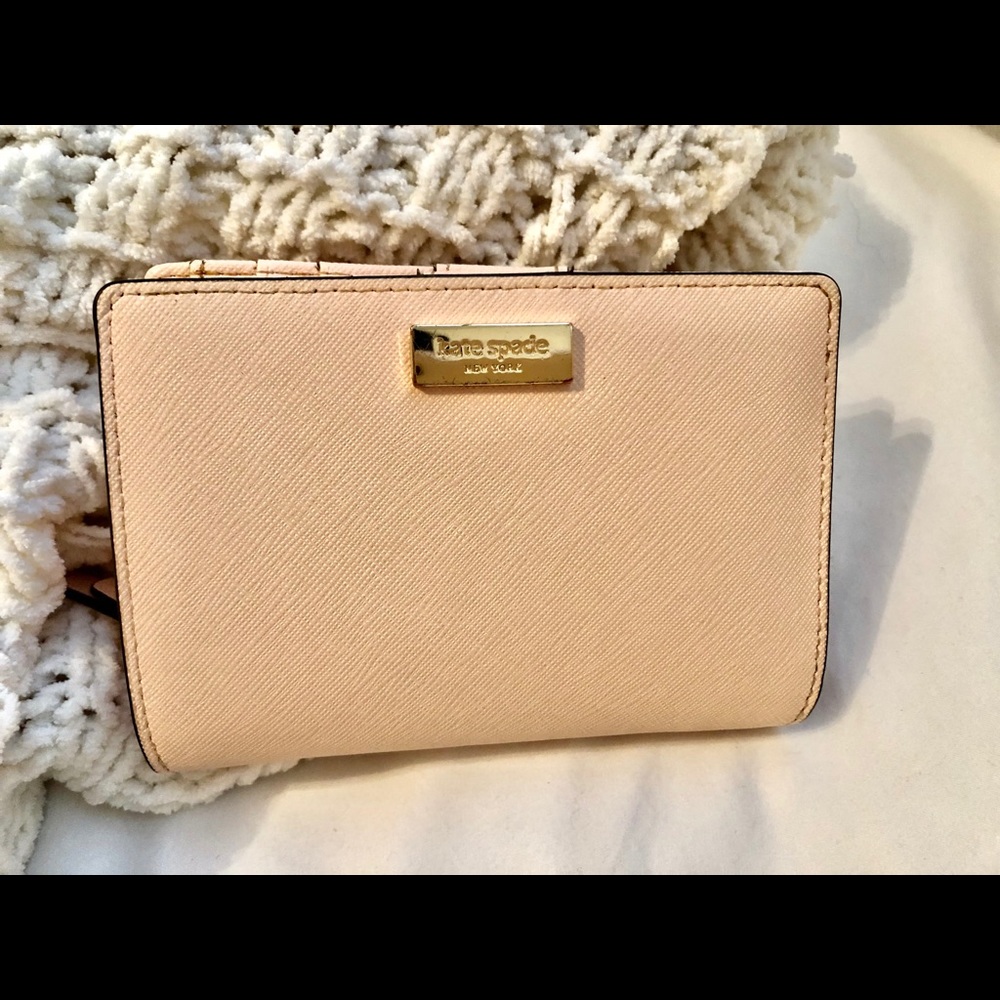 KATE SPADE Cara Laurel Way pink blush wallet